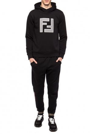 Embroidered-appliqué sweatshirt, zdjęcie 2 Embroidered-appliqué sweatshirt od Fendi